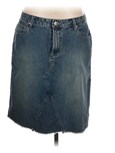 Pre-owned Aéropostale Denim Skirt In Blue