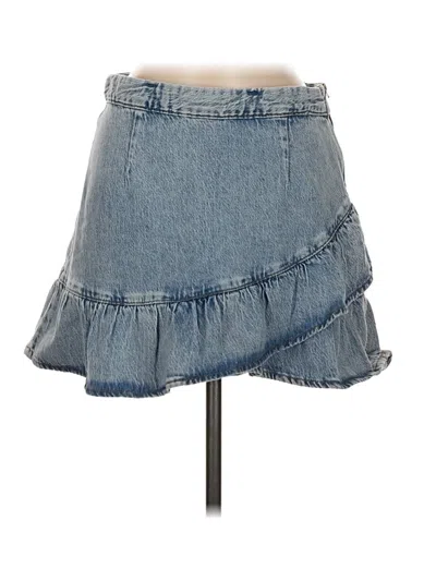 Pre-owned Aéropostale Denim Skirt In Blue