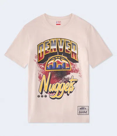Aéropostale Denver Nuggets City Stripe Relaxed Graphic Tee In Pink