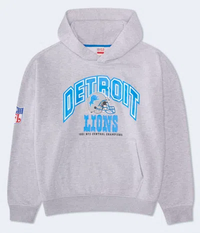 Aéropostale Detroit Lions 1991 Season Pullover Hoodie In Gray