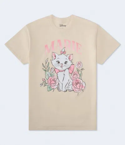 Aéropostale Disney The Aristocats Marie Relaxed Graphic Tee In Brown