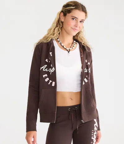 Aéropostale East Coast Full-zip Hoodie In Multi