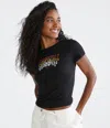 AÉROPOSTALE FLAMING DICE GRAPHIC TEE