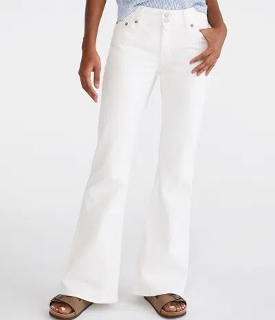 Aéropostale Flare Low-rise Jean In White