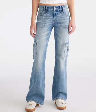Aéropostale Flare Mid-rise Cargo Jean