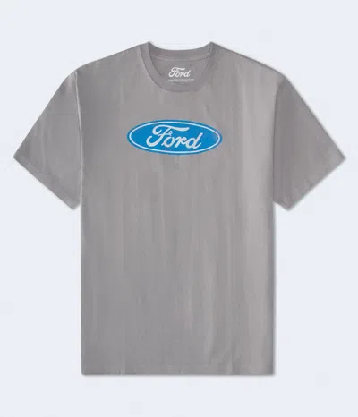 Aéropostale Ford Logo Relaxed Graphic Tee In Gray