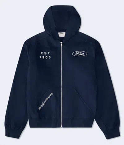 Aéropostale Ford Motor Company Hooded Full-zip Jacket In Blue