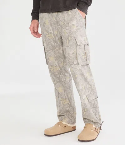 Aéropostale Forest Camo Baggy Cargo Pants In Gray