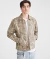 Aéropostale Forest Camo Canvas Mechanic Jacket In Multi