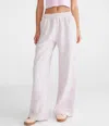 Aéropostale Forest Camo High-rise Wide Leg Sweatpants In Pink