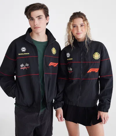 Aéropostale Formula 1 Pinnacle Of Motorsport Track Jacket In Black