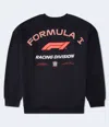 Aéropostale Formula 1 Racing Division Crew Sweatshirt In Black
