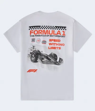 Aéropostale Formula 1 Speed With No Limits Relaxed Graphic Tee In White