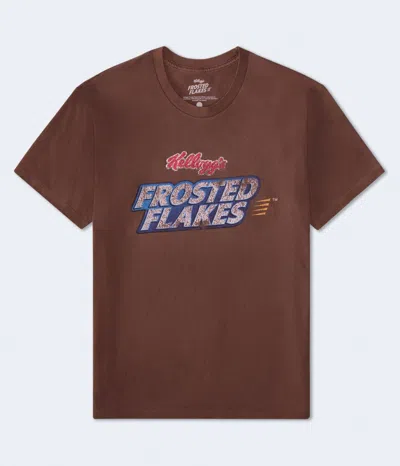 Aéropostale Frosted Flakes Relaxed Graphic Tee In Brown