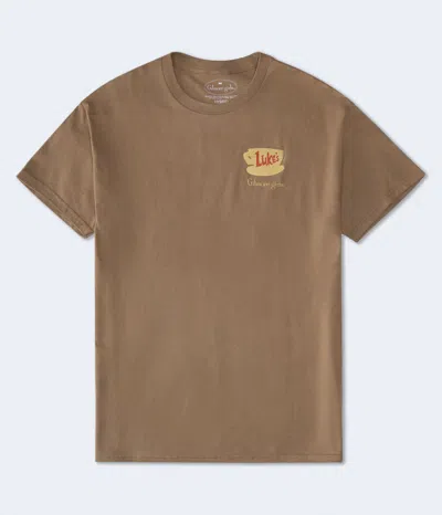 Aéropostale Gilmore Girls Luke's Diner Relaxed Graphic Tee In Multi