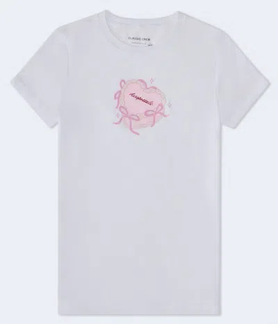 Aéropostale Heart Cake Graphic Tee In White