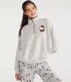 Aéropostale Hello Kitty And Friends Holiday Quarter-zip Sweatshirt In Multi
