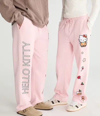 Aéropostale Hello Kitty Gingerbread Straight Leg Sweatpants In Multi