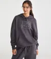 Aéropostale Hello Kitty Rhinestone Pullover Hoodie In Blue