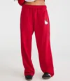Aéropostale Hello Kitty Santa Suit Straight Leg Sweatpants In Red
