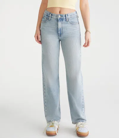 Aéropostale High-rise Baggy Jean In Blue