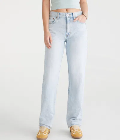 Aéropostale High-rise Baggy Jean In Blue