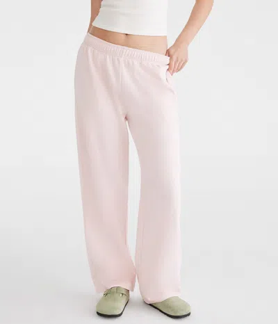 Aéropostale High-rise Straight Leg Sweatpants In Pink