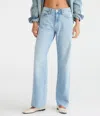 Aéropostale Super Low-rise Baggy Wide Leg Jean In Multi