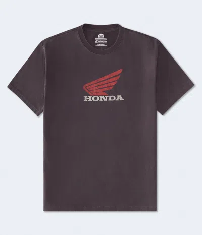 Aéropostale Honda Motocross Relaxed Graphic Tee In Gray