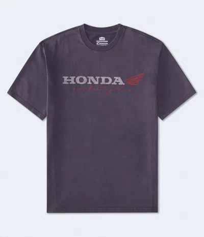 Aéropostale Honda Motorcycles Relaxed Graphic Tee In Purple