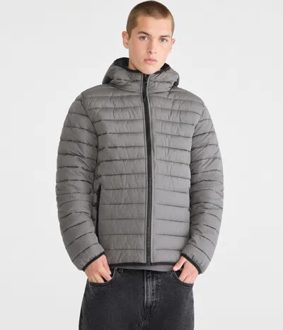 Aéropostale Hooded Midweight Puffer Jacket In Multi