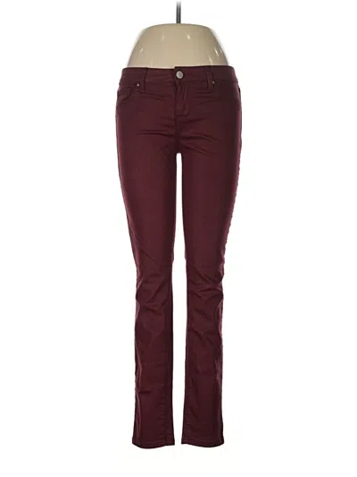Pre-owned Aéropostale Jeans In Burgundy