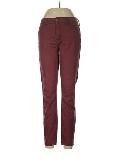 Pre-owned Aéropostale Jeans In Burgundy