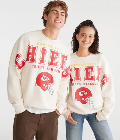 Aéropostale Kansas City Chiefs Crew Sweatshirt In Neutral
