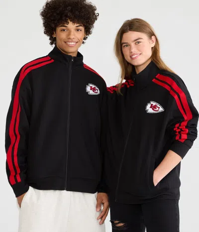 Aéropostale Kansas City Chiefs Fleece Track Jacket In Black