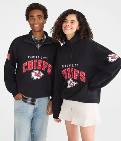 Aéropostale Kansas City Chiefs Quarter-zip Sweatshirt In Multi