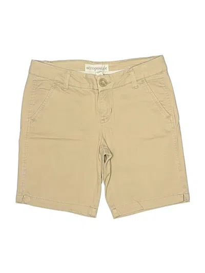 Pre-owned Aéropostale Khaki Shorts In Brown