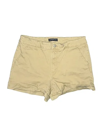 Pre-owned Aéropostale Khaki Shorts In Gold