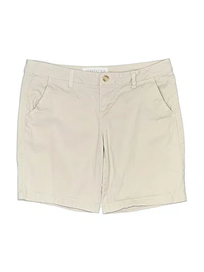 Pre-owned Aéropostale Khaki Shorts In Tan
