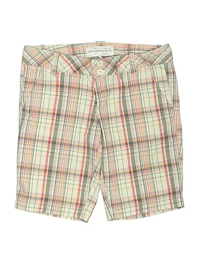 Pre-owned Aéropostale Khaki Shorts In White