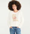 Aéropostale Kitten Crew Sweater In Multi