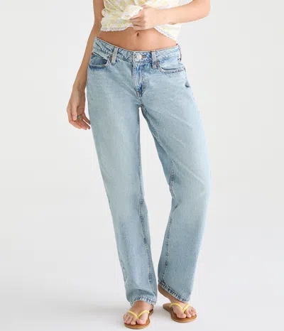 Aéropostale Knd Low-rise Baggy Jean In Blue