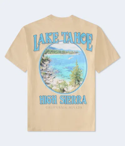 Aéropostale Lake Tahoe Graphic Tee In Gray