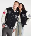 Aéropostale Las Vegas Raiders Bomber Jacket In Black