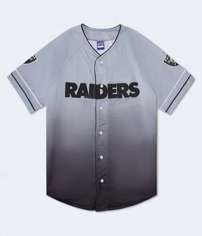 Aéropostale Las Vegas Raiders Ombré Baseball Top In Gray