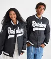 Aéropostale Las Vegas Raiders Satin Bomber Jacket In Multi