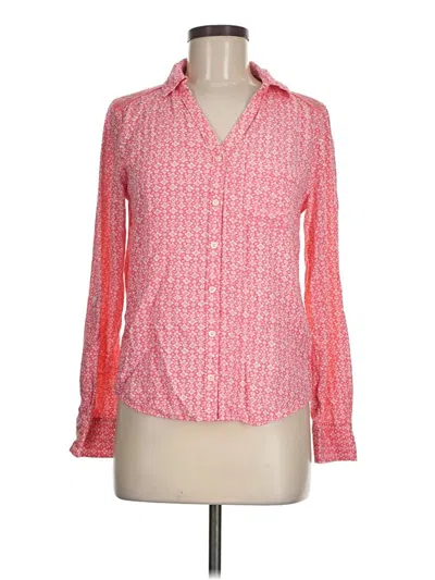 Pre-owned Aéropostale Long Sleeve Blouse In Pink