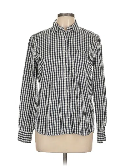 Pre-owned Aéropostale Long Sleeve Button Down Shirt In White