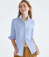 Aéropostale Long Sleeve Poplin Uniform Button-down Shirt In Multi