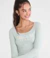 Aéropostale Long Sleeve Seriously Soft Chicago 1987 Graphic Tee In Multi